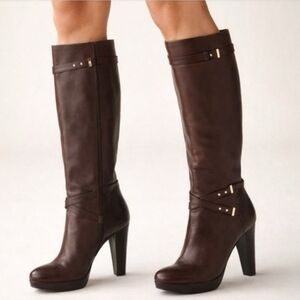 Cole Haan "Cara" Tall Knee High Leather Boot Size 10